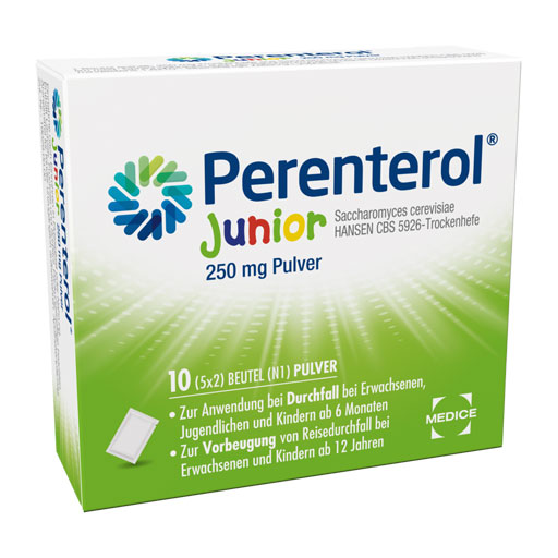 PERENTEROL Junior 250 mg Pulver Btl.  10 St  Pulver