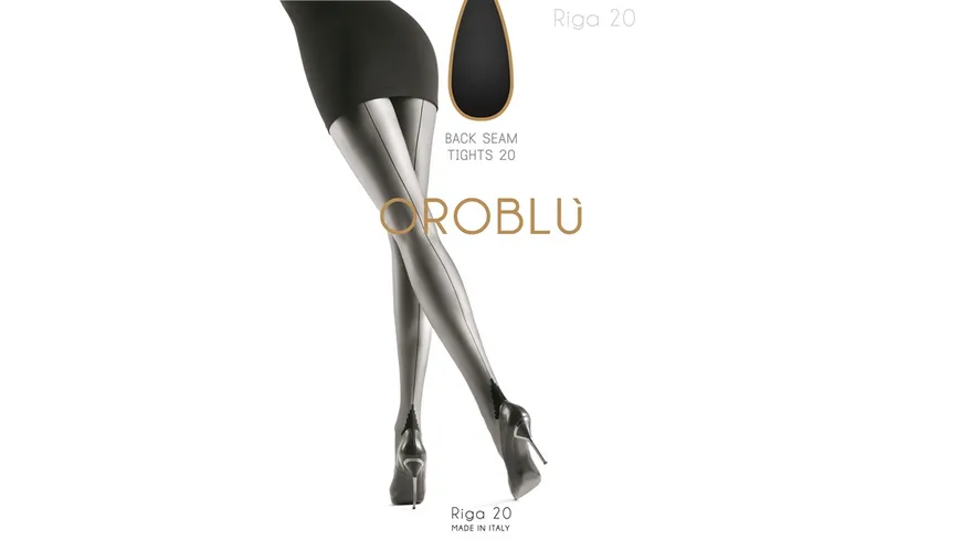 OROBLU Damen Feinstrumpfhose Fashion Riga 20 DEN Nude