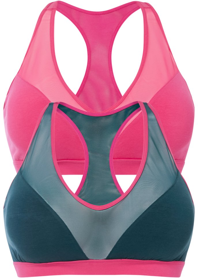 Racerback Bustier mit Bio-Baumwolle (2er Pack)