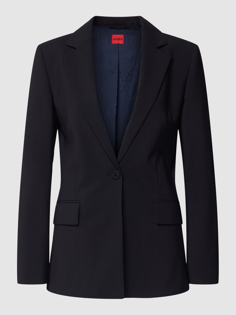 Blazer mit Pattentaschen Modell 'ATANA' in dunkelblau