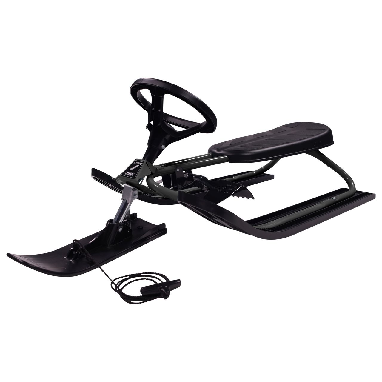 STIGA Snow Racer Iconic Lenkschlitten Grey