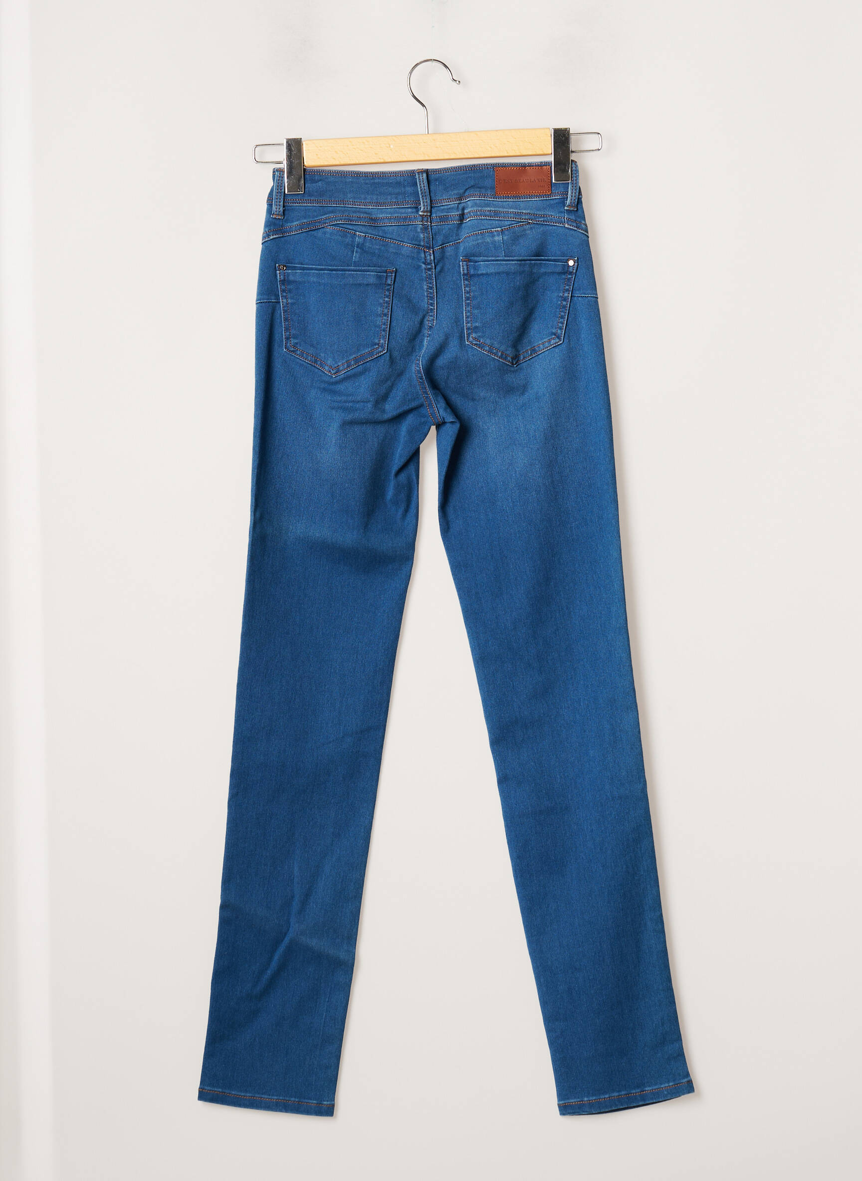 C Est Beau La Vie Jeans Coupe Slim Femme couleur bleu