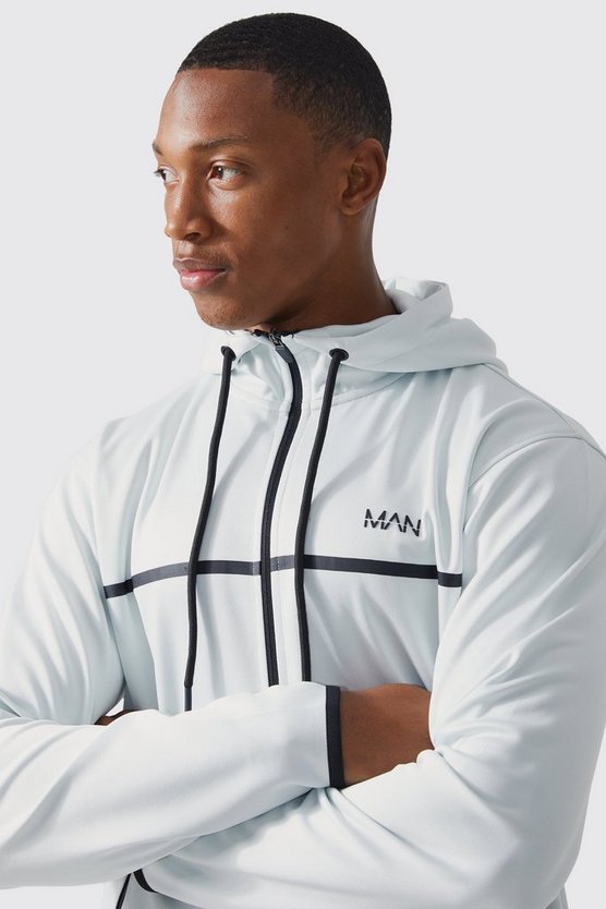 Active Scuba Hoodie mit Reißverschluss-Detail