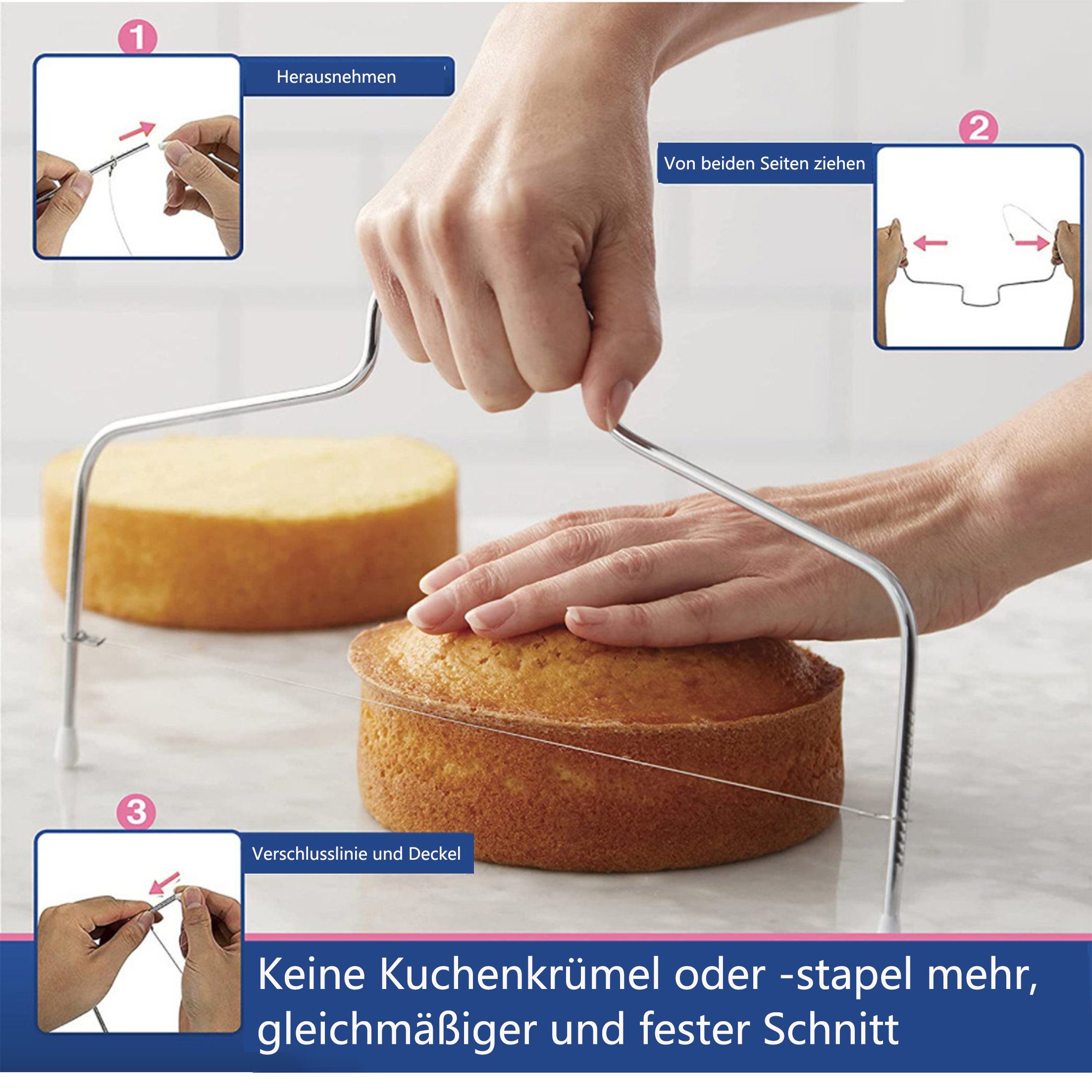 KÜLER Tortenwerkzeug Kuchendrehscheibe DIY-Kuchenset Spachtel und Gebäckwerkzeug 35 Stück, (35-tlg), Tortenplatte Drehbar,Cake Decorating Turntable mit Zuckerguss