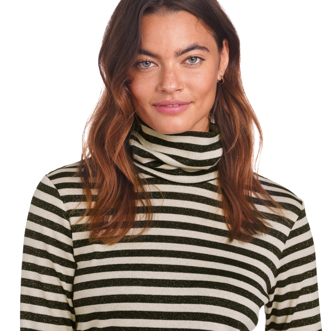 Damen Langarmshirt mit Rollkragen