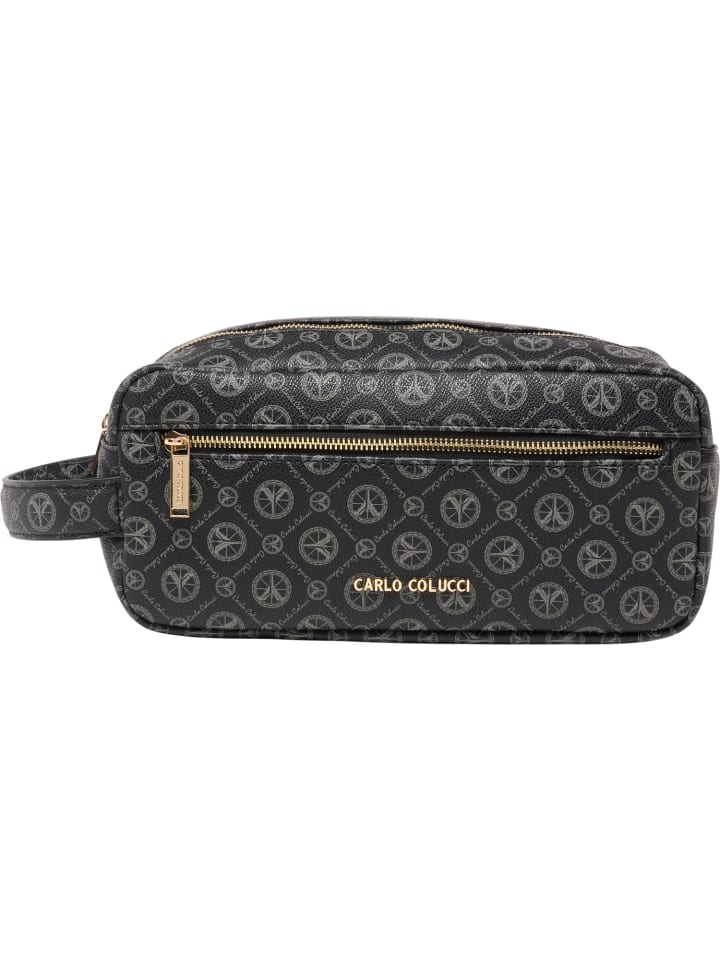 Carlo Colucci Kosmetiktasche Dellantonio in Schwarz günstig kaufen onesize