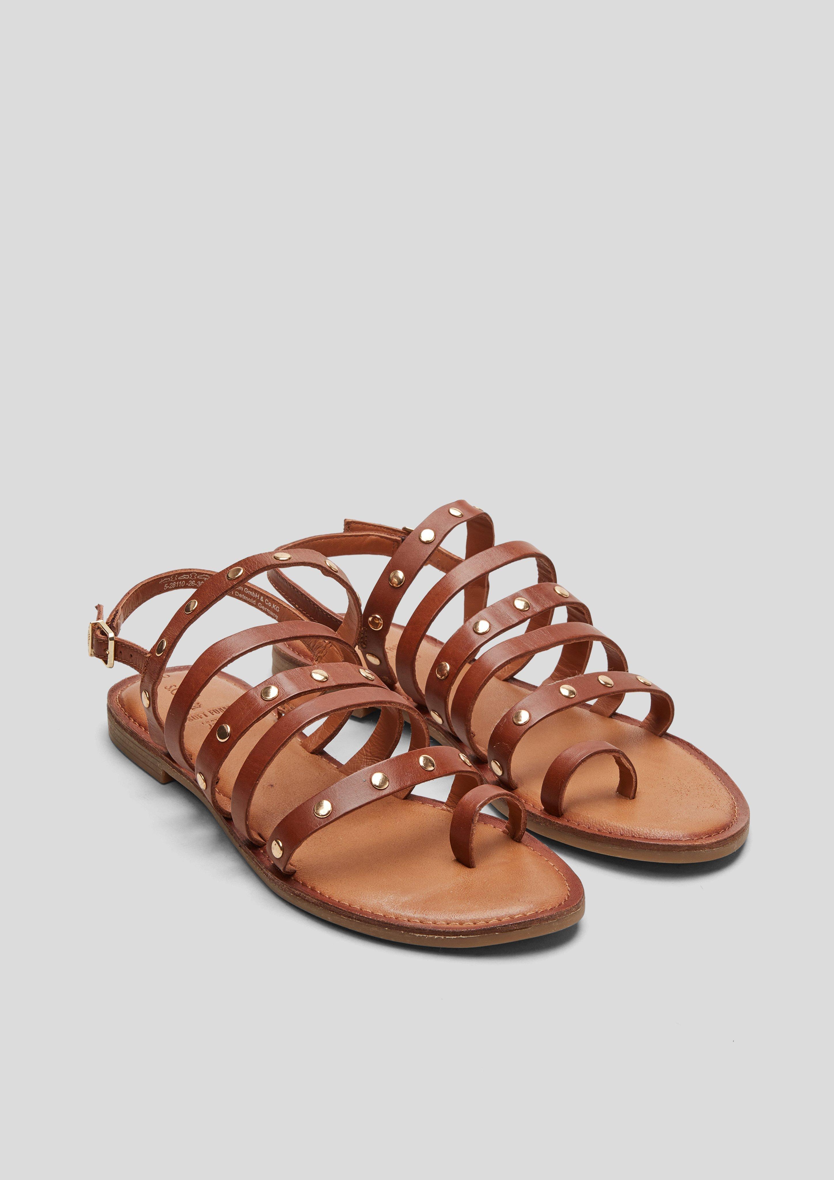 Riemchen-Sandalen aus Echtleder  101.101.103.28110-305