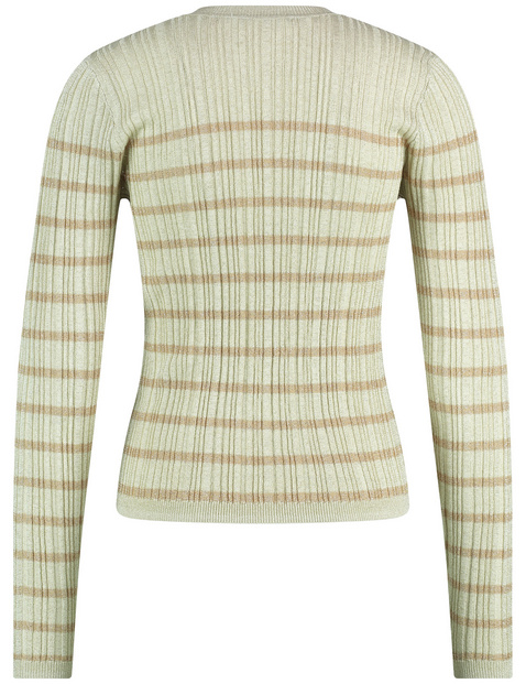 Pullover mit glitzerndem Streifen-Dessin