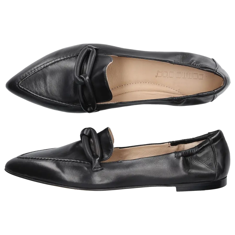 Pomme D`OR - Loafer 0813 Nappaleder - schwarz