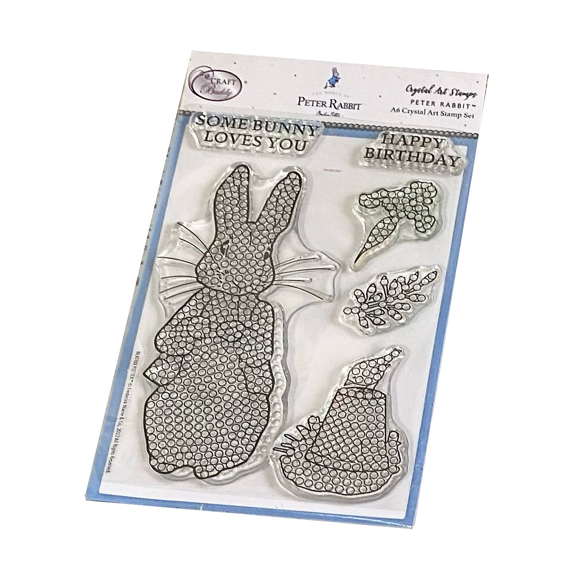 Peter Rabbit - Crystal Art A6 Stempelset