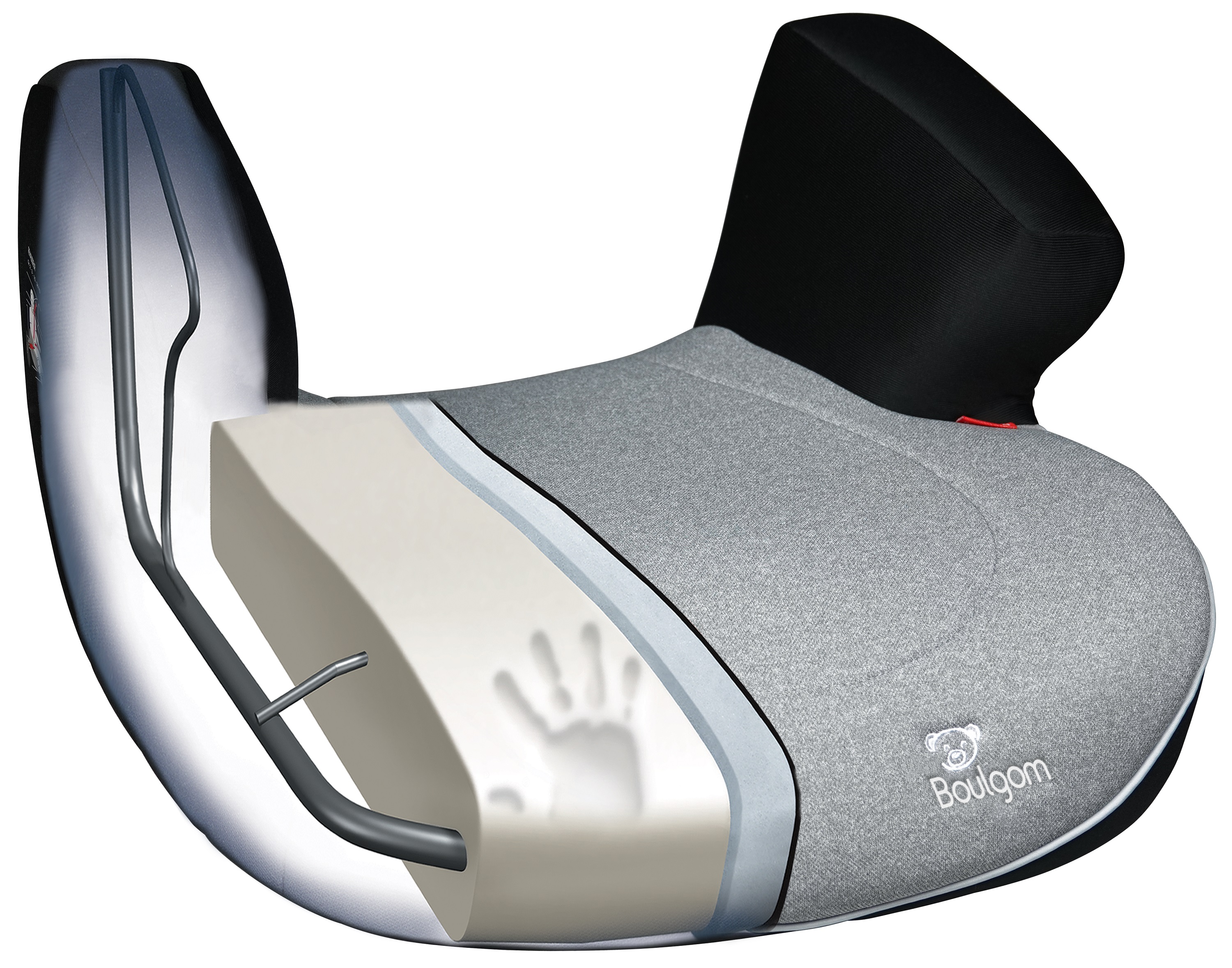 Sitzerhöhung BoostConfort BOULGOM Argentina, Gruppe 2/3, schwarz-grau - ATU