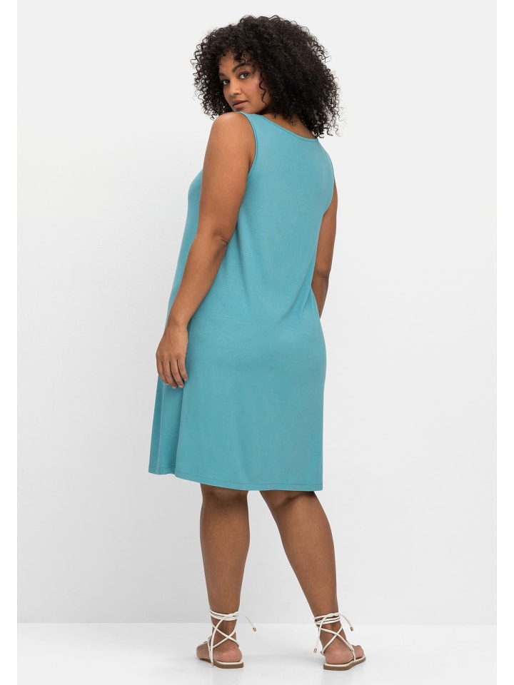 sheego Strandkleid in türkis günstig kaufen