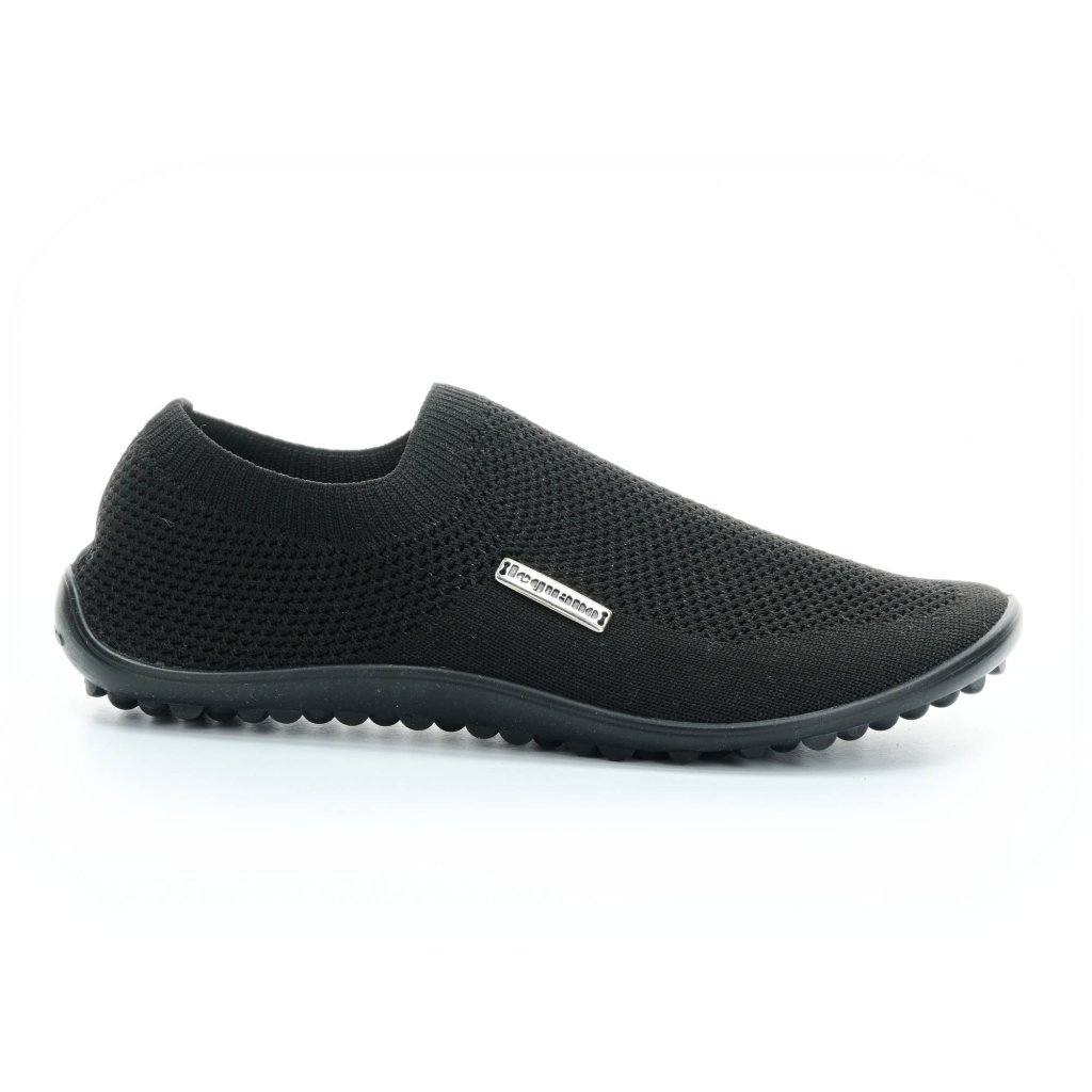 Leguano Scio Black Slip-On Barfußschuhe