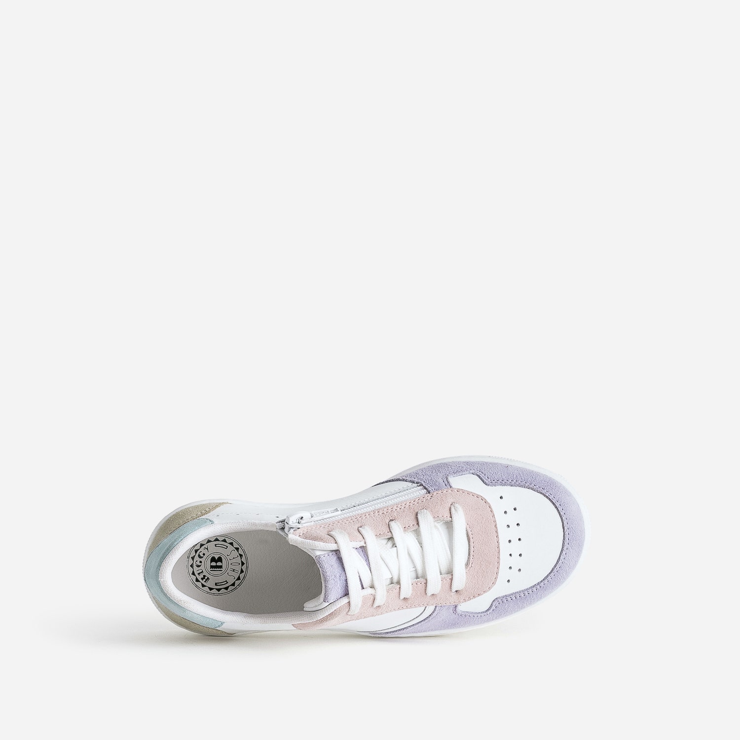 Tennis BUGGY blanche et pastel