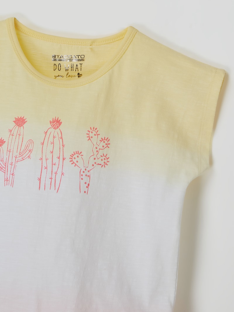 Shirt mit Farbverlauf in rosa