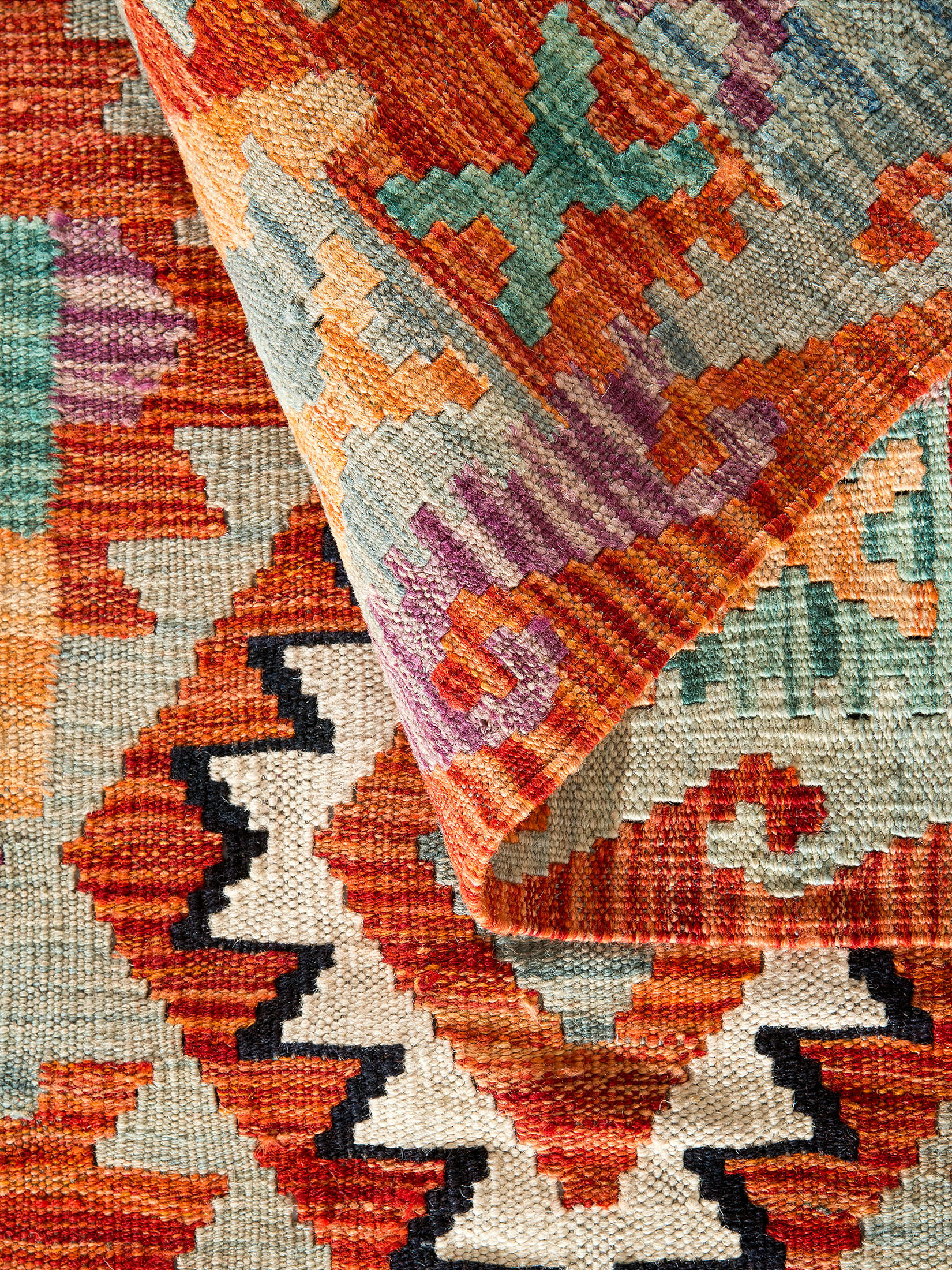 Afghan Kelim ca. 72 x 122 cm, Unikat / Einzelstück