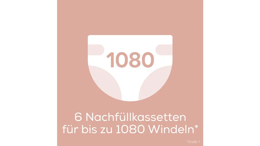 Angelcare® Kassetten Classic/Dress-Up XL, 6er-Pack Nachfüllung