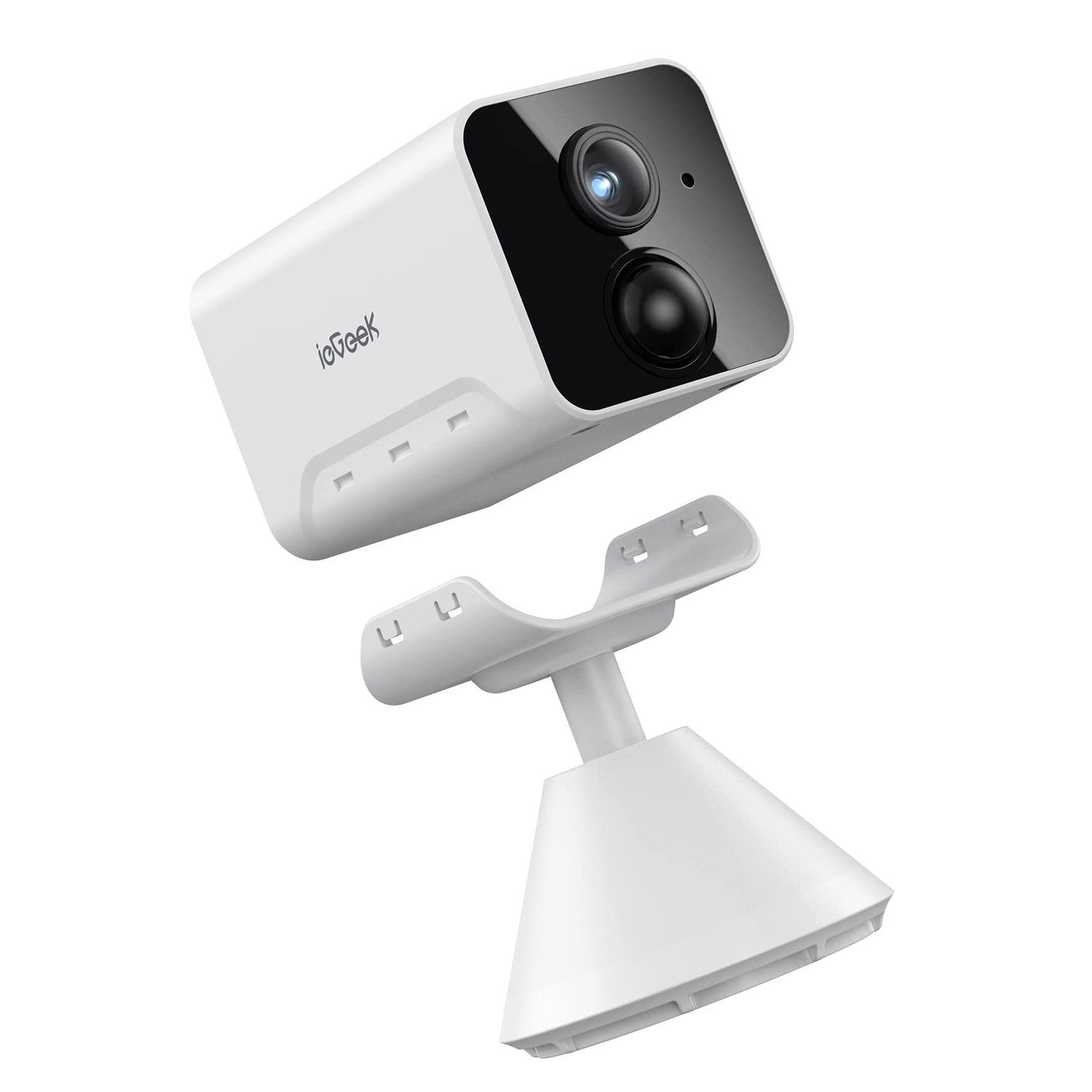 ieGeek Akku Innenkamera WIFI WLAN Überwachungskameras 1080P für Baby/Tier Überwachungskamera (Innenbereich, Humanoid-Erkennung,Alarmbenachrichtigung,Alexa,Überwachungsbereich,Mehrfachansicht,Geschichte,Alarmfrist,Alarm ausgelöst,Warnmeldung,Bild teil