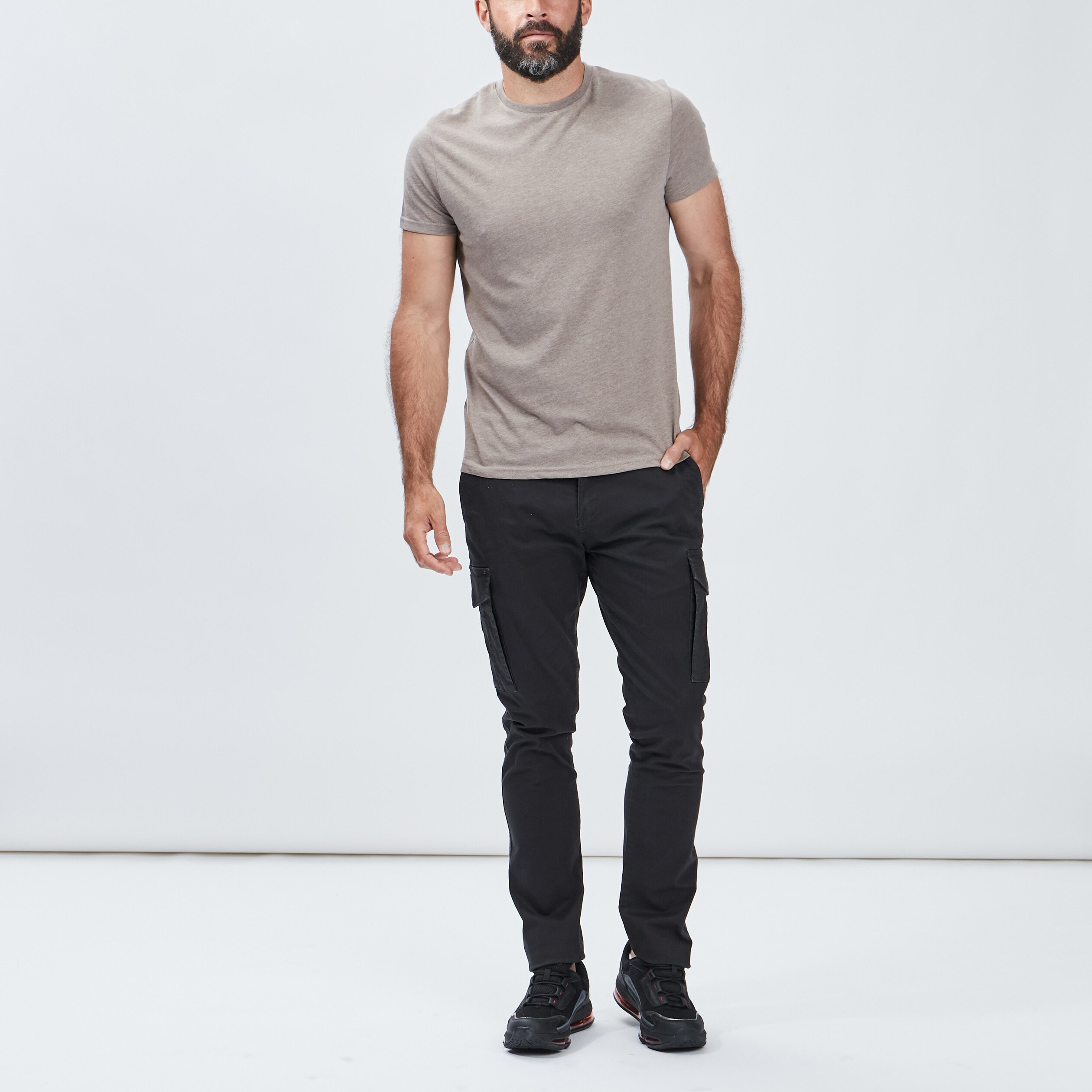 Pantalon battle gris foncé homme | La Halle
