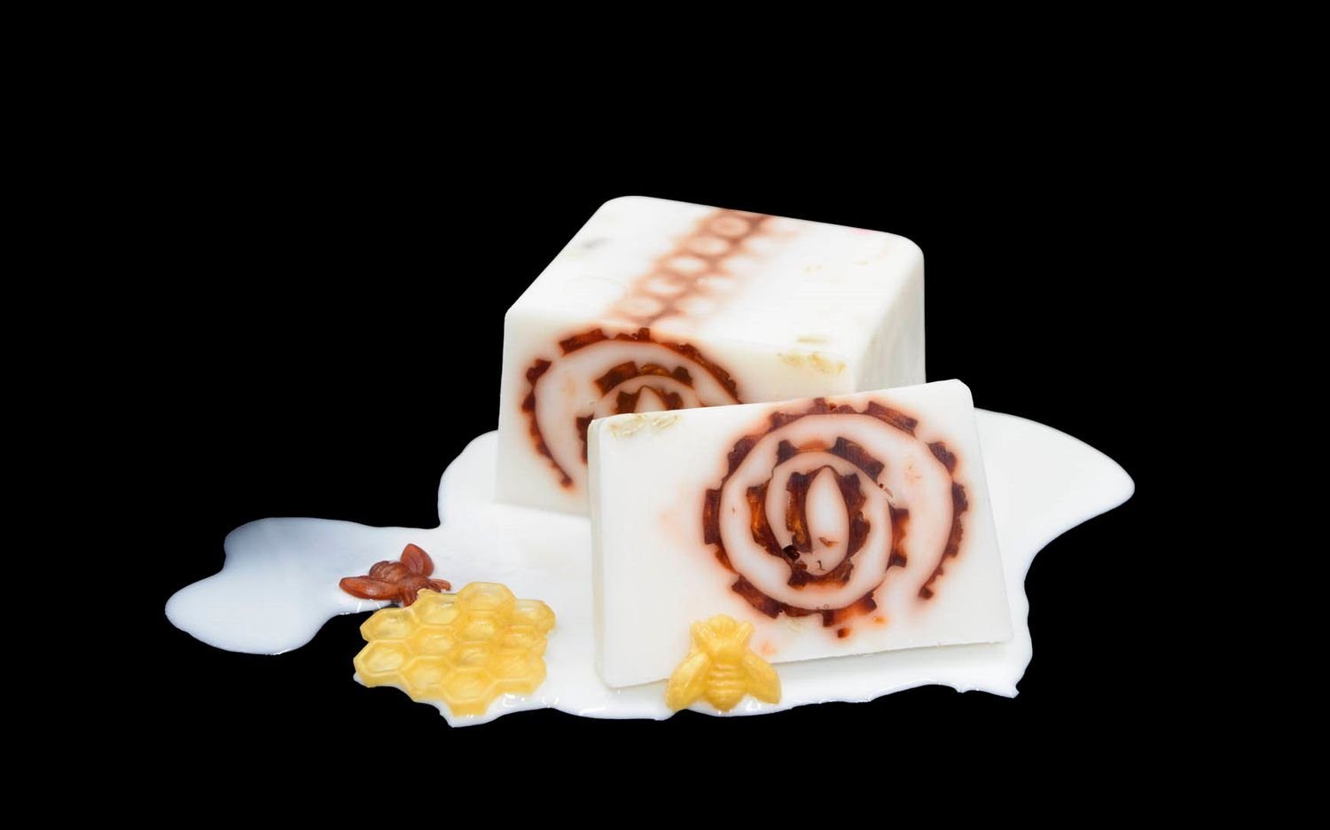 Nesbel - Spüren Sie die Reinheit? Handseife Milch und Honig, Glycerin Hand-und Dusch Seife mit Ziegenmilch 100g