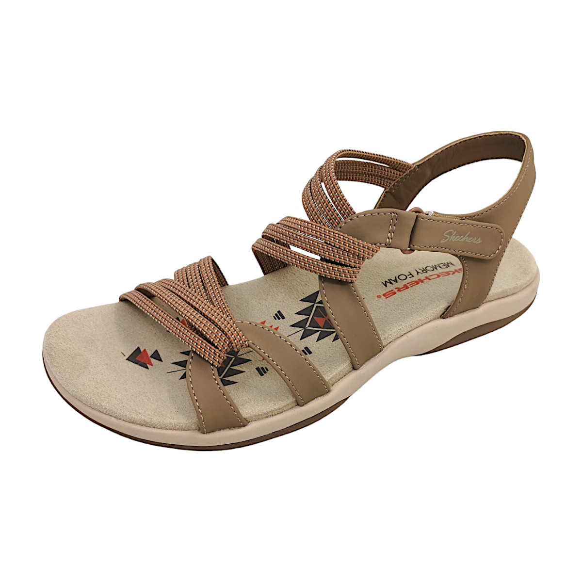Skechers REGGAE SLIM SUMMER OF FUN 163186 Braun MOC mocha