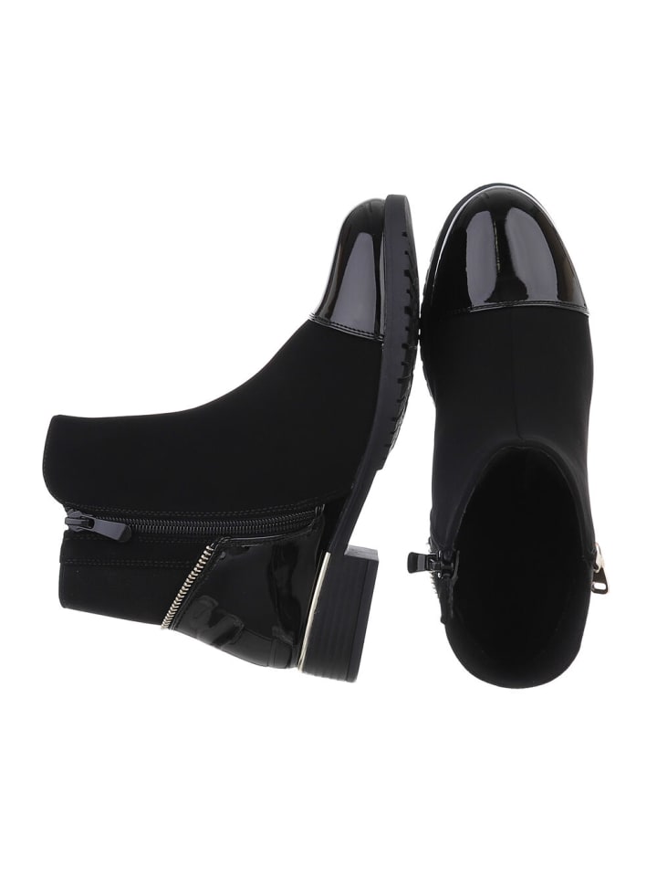 Ital-Design Stiefelette in Schwarz günstig kaufen