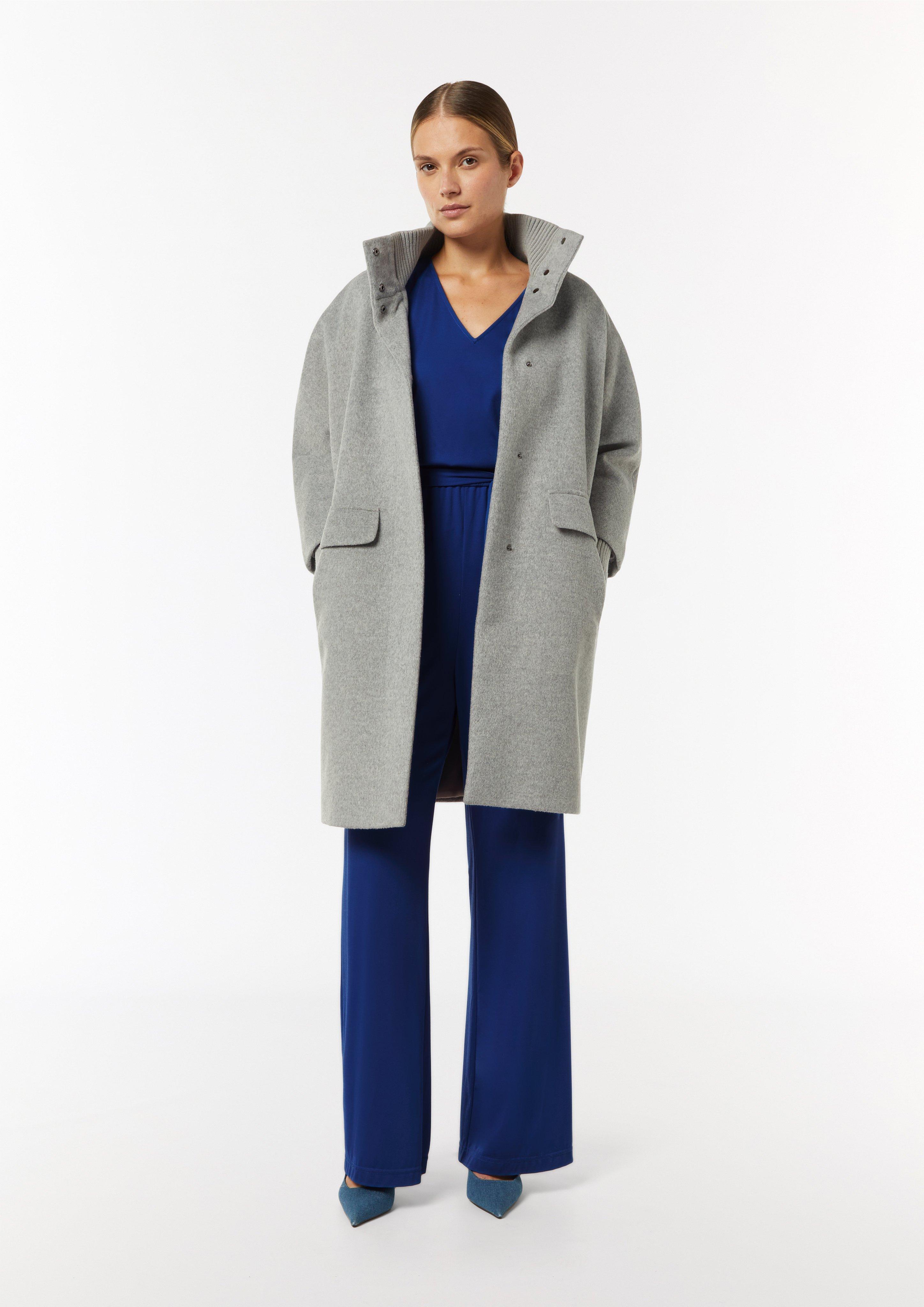 Jersey-Overall mit Taillengürtel im Loose Fit - royalblau