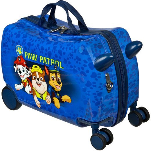 UNDERCOVER Kinderkoffer Ride-on Trolley, Paw Patrol, 4 Rollen, zum sitzen und ziehen