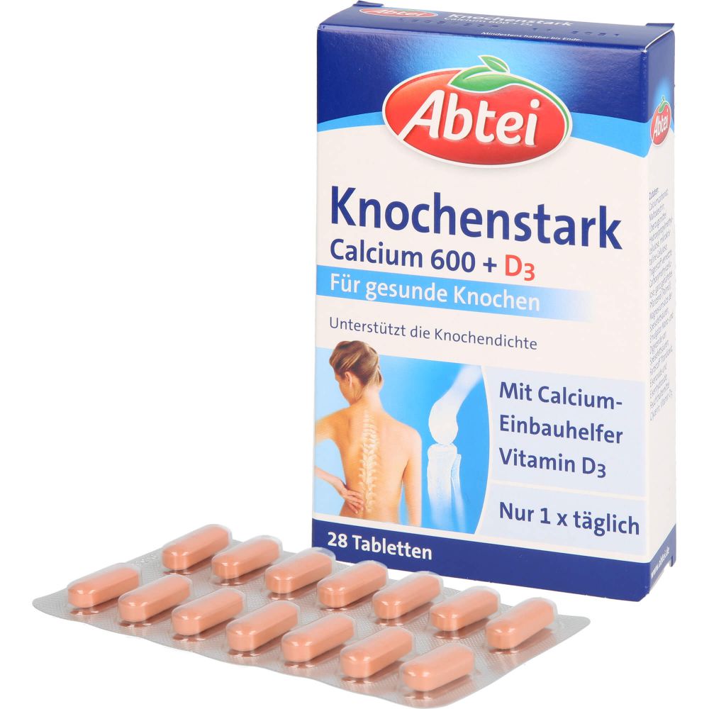 Knochenstark Calcium 600+D3 Tabletten