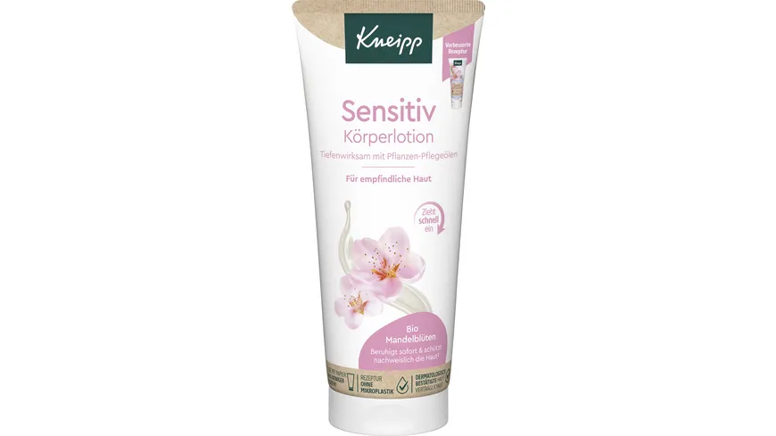 Kneipp Sensitiv Körperlotion Bio Mandelblüten 200 ml