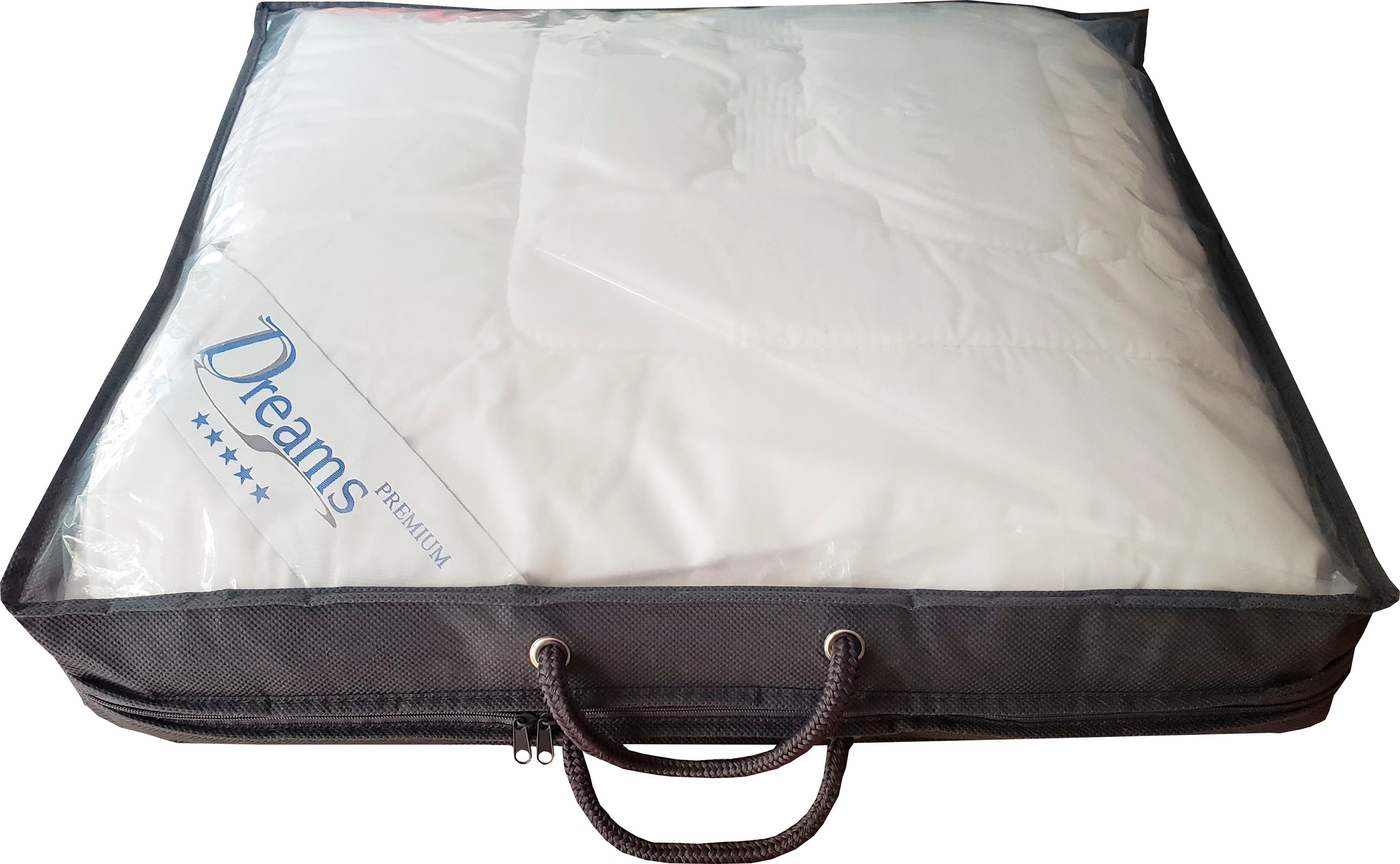 Naturhaarbettdecke, Cashmere Premium, Dreams, Bezug: 100% Baumwolle, Bettdecke in 135x200 oder 155x220 cm, im Winter geeignet