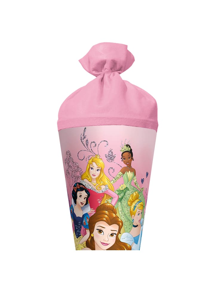 ROTH Schultüte groß Disney Princess 70 cm, Glitter in Rosa günstig kaufen onesize