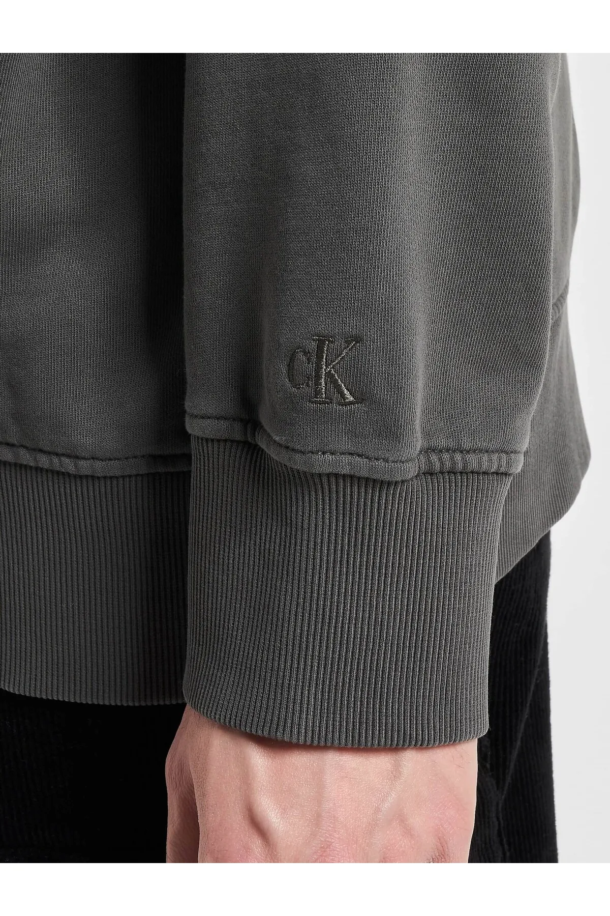 Calvin Klein  Unisex Calvin Klein Jeans Pullover mit gewaschenen Streifen