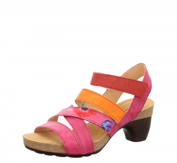 TRAUDI Sandalette - Fuxia/Kombi