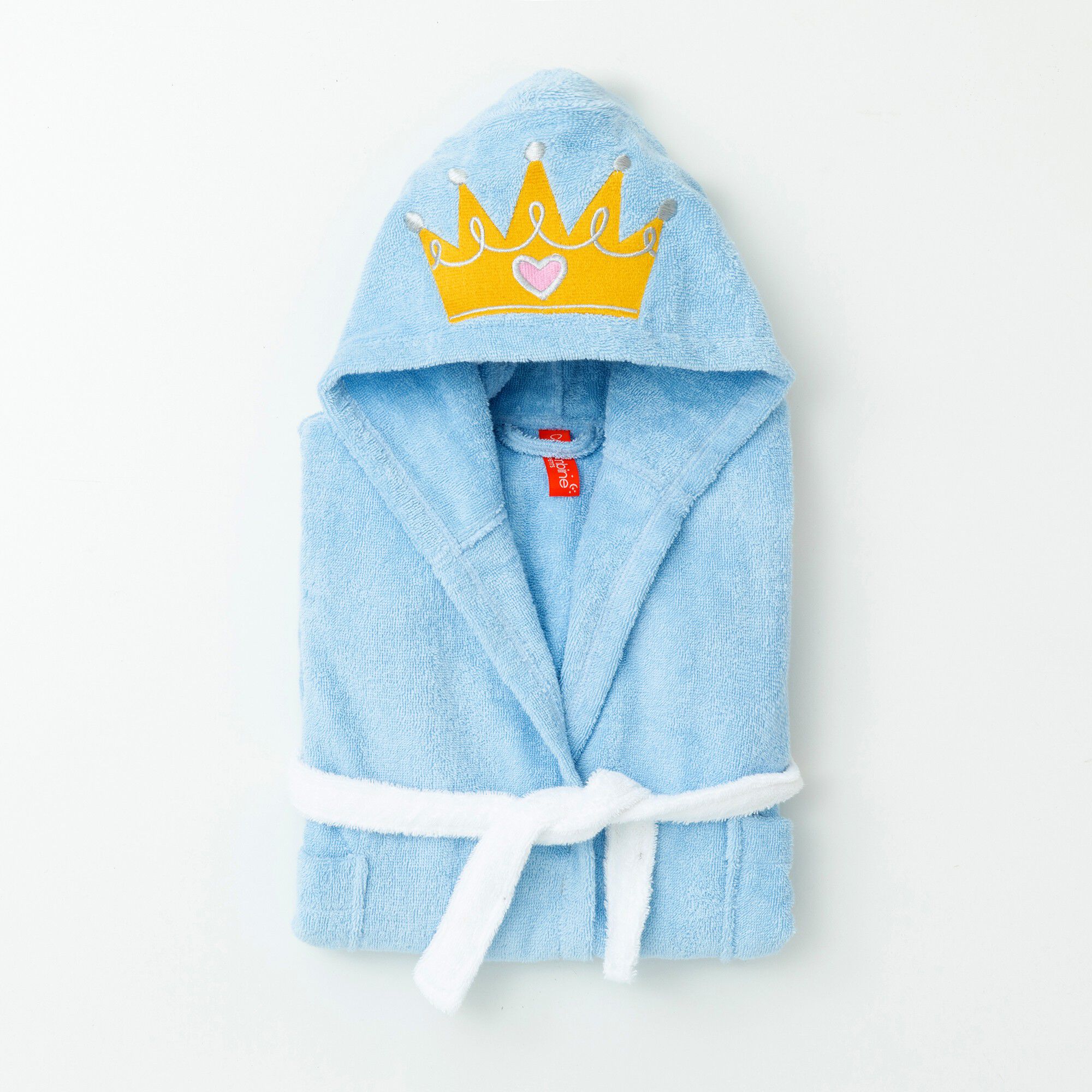 Peignoir de bain déguisement enfant princesse éponge coton