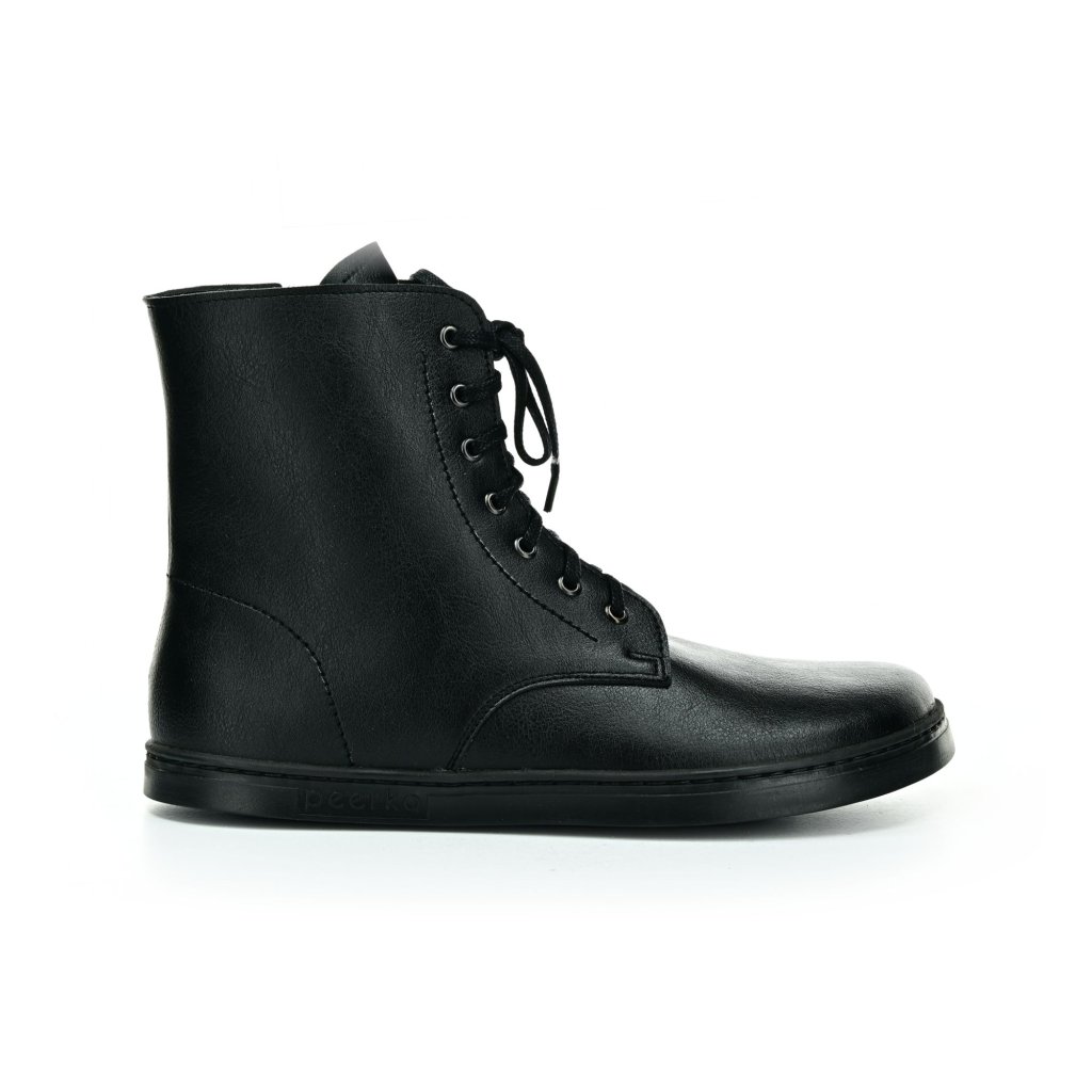 Peerko Zipper Black Barfußstiefeletten