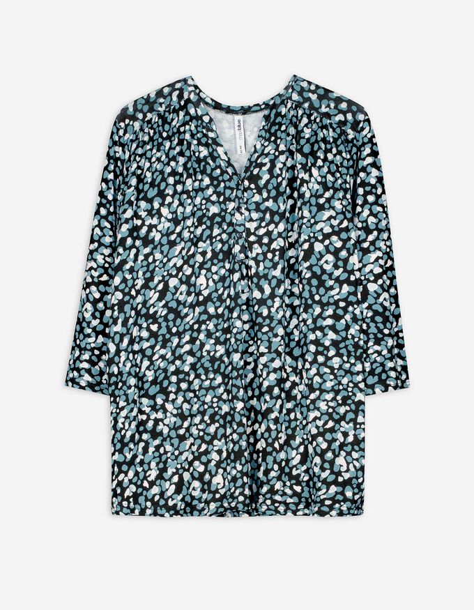 Langarmshirt - Viskose-Mix