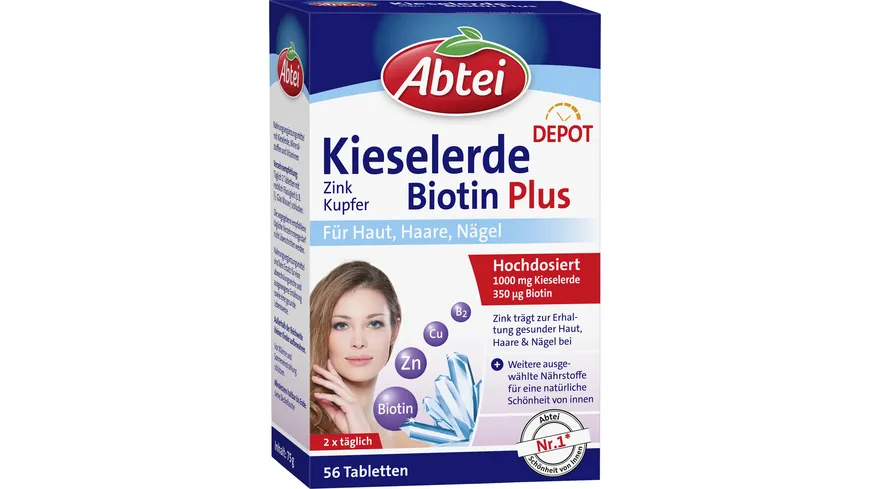 ABTEI Kieselerde Biotin Plus 56Tbl