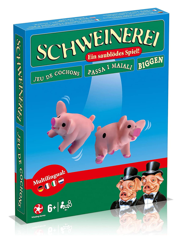 Winning Moves Schweinerei (DE, IT, NL, FR) (neue Box) Würfelspiel Gesellschaftsspiel in bunt günstig kaufen onesize