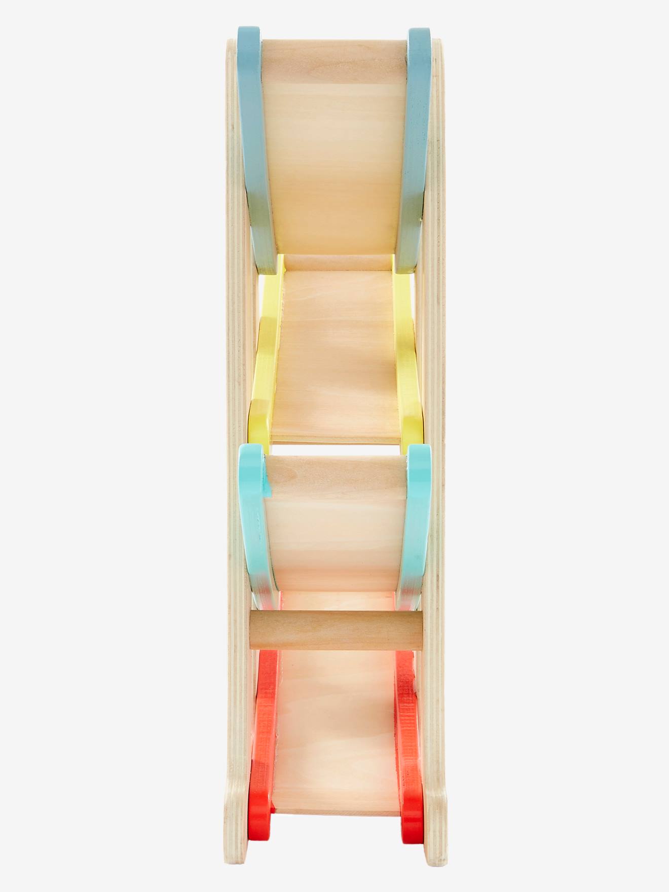 Toboggan à voitures en bois FSC® multicolore