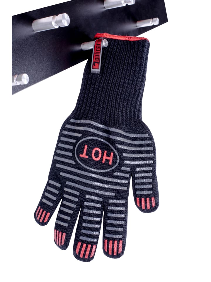 culinario Grillhandschuhe in schwarz | rot günstig kaufen onesize