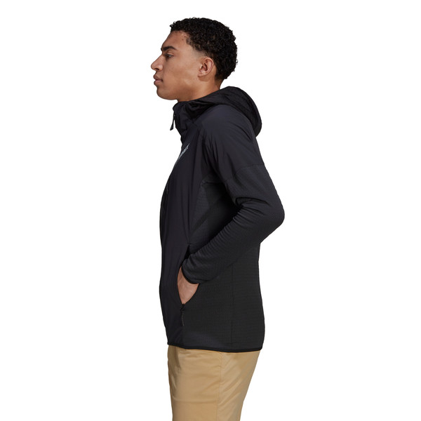 TECHROCK FLOOCE WIND HOODED JACKET Herren - Fleecejacke