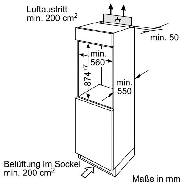 NEFF Einbaugefrierschrank GI1212SE0, 87,4 cm hoch, 54,1 cm breit