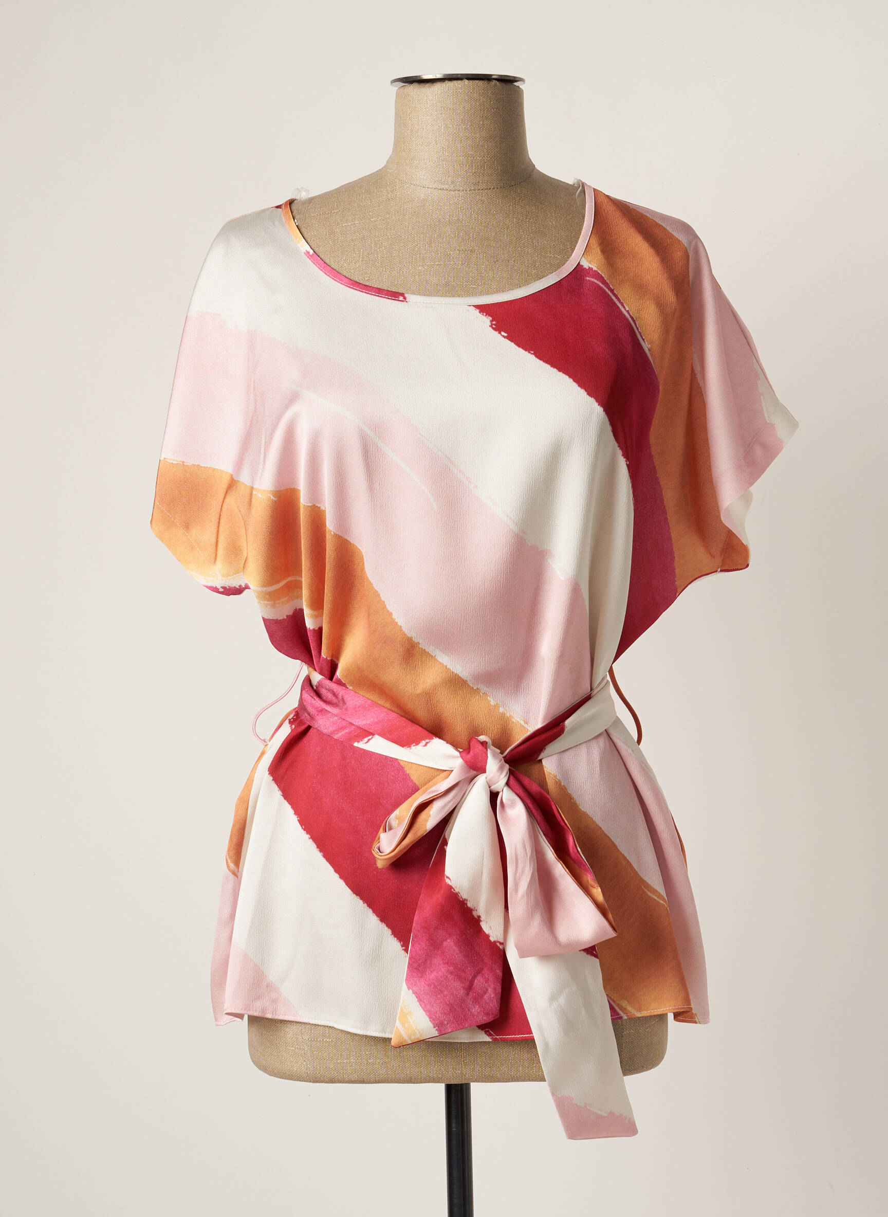 Gregory Pat Tuniquemanchecourte Femme couleur rose