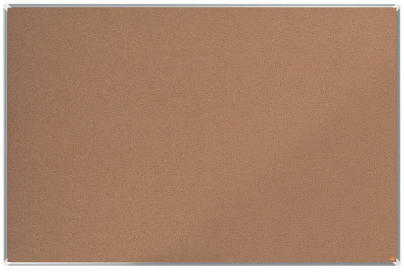 Nobo Premium Plus Wandmontierbare Pinnwand 1915184 Kork Alurahmen 1800 x 1200 mm Braun