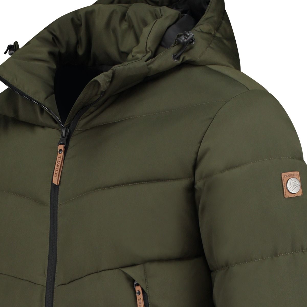 Travelin' Jense grüne Herren Jacke