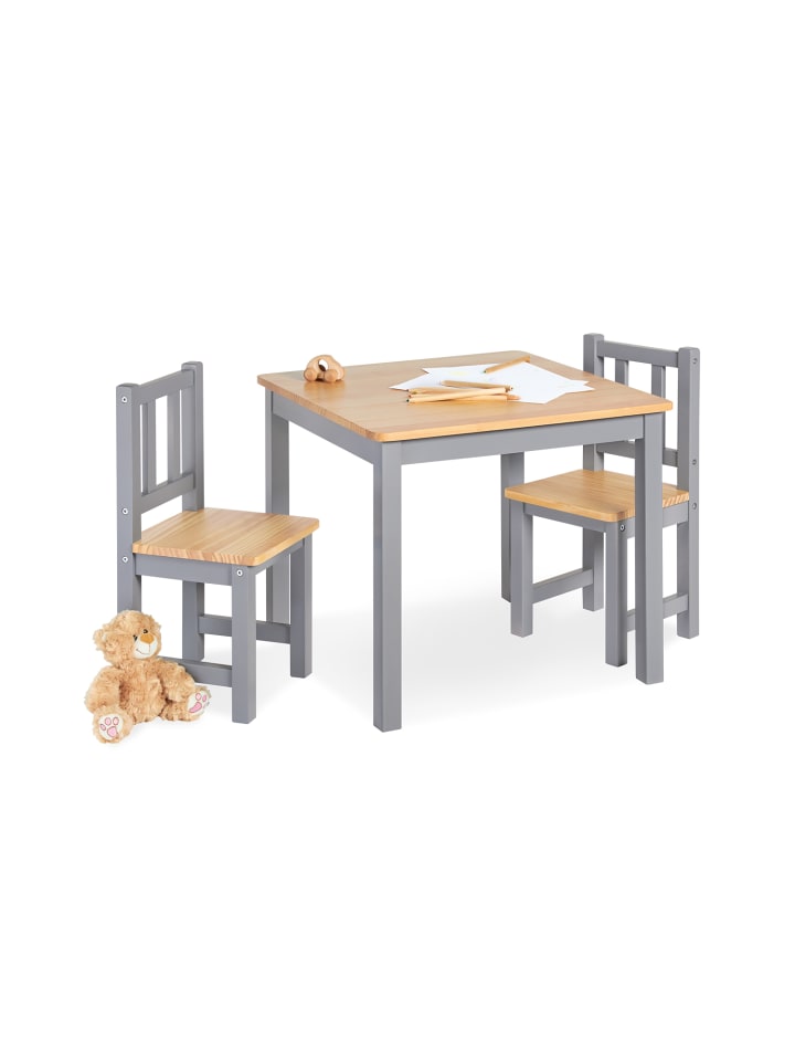 Pinolino 3-tlg. Set Kindersitzgruppe 'Fenna' in grau günstig kaufen onesize