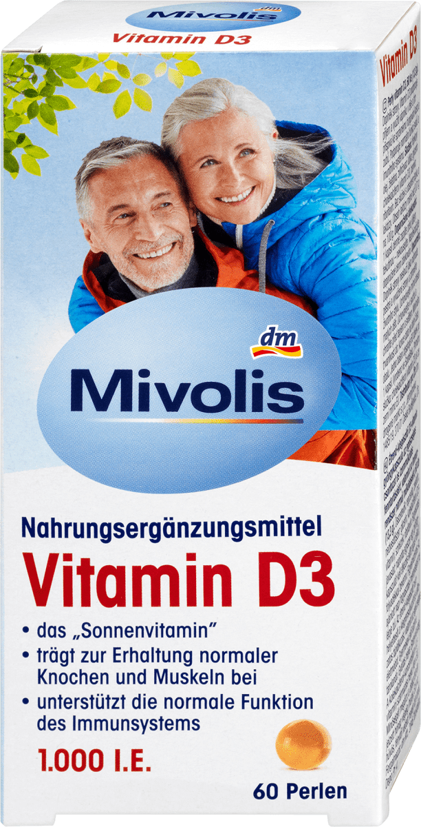 Vitamin D3 Perlen 1000 I.E. 60 St, 60 St