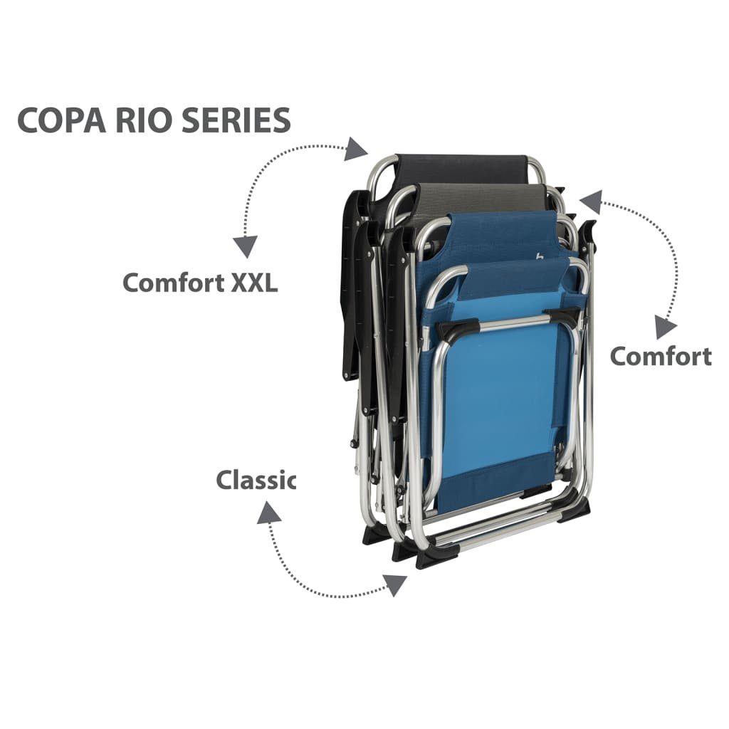 Bo-Camp Campingstuhl Campingstuhl Klappbar Copa Rio Classic Grau (1 St)