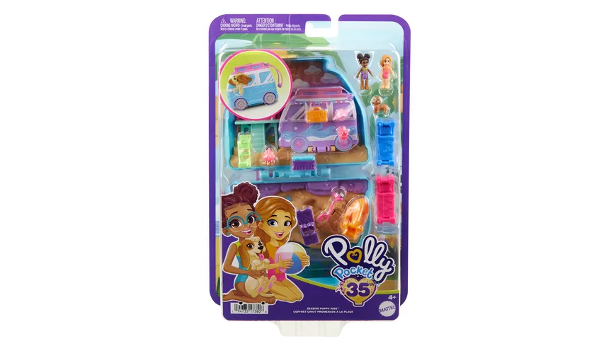 Polly Pocket Seaside Puppy Ride